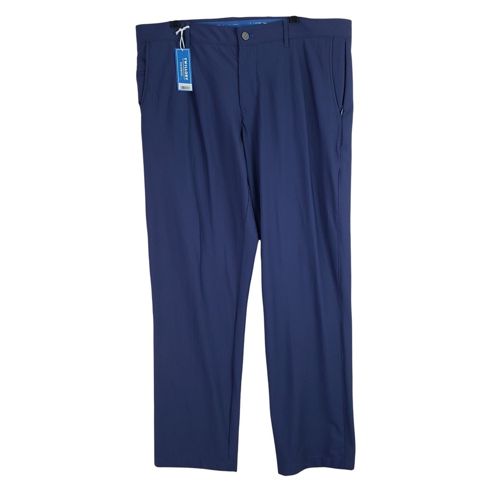Twillory Performance Pants Mens 38x30 Navy Blue Tailored Fit Stretch Techwear